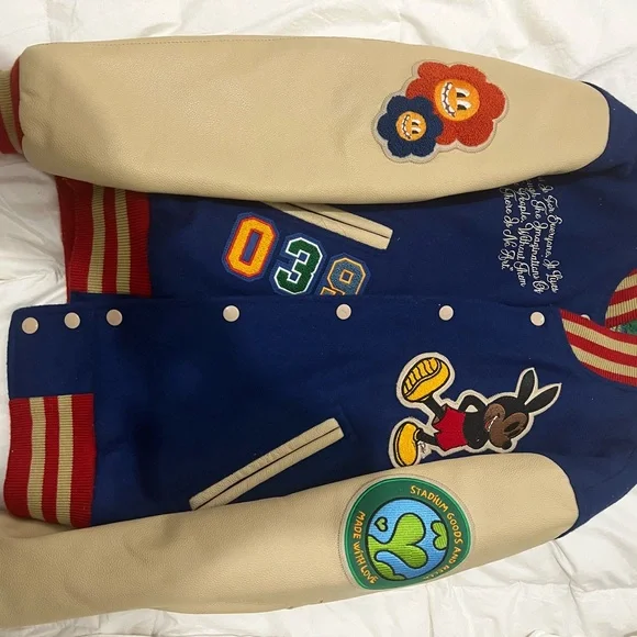 Stadium Goods Rello Varsity Jacket - Blue - small
